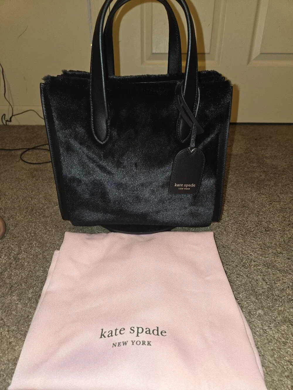 Kate Spade Manhattan Faux Fur Tote Bag